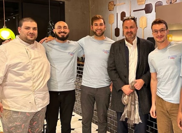 The Cloud Factory team with Luxembourg's Prime Minister